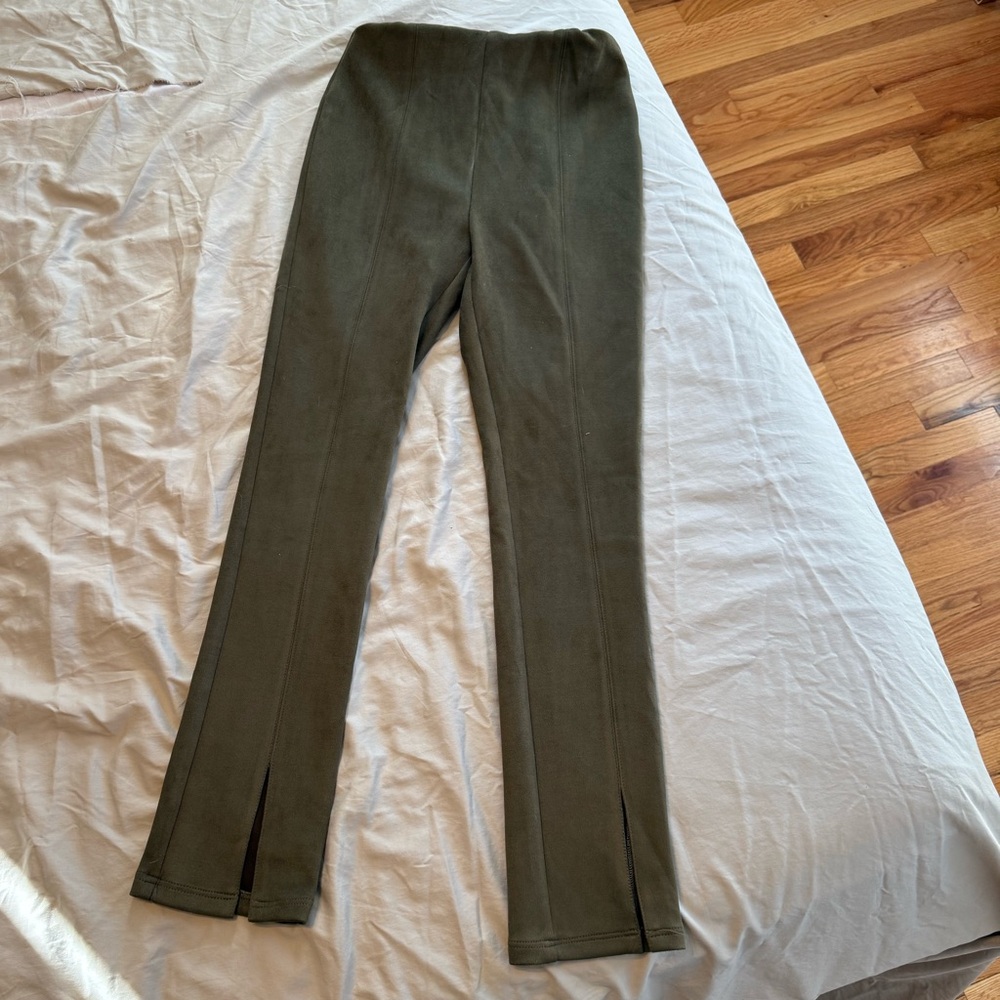 NWOT Avec Les Filles Olive Green Pants